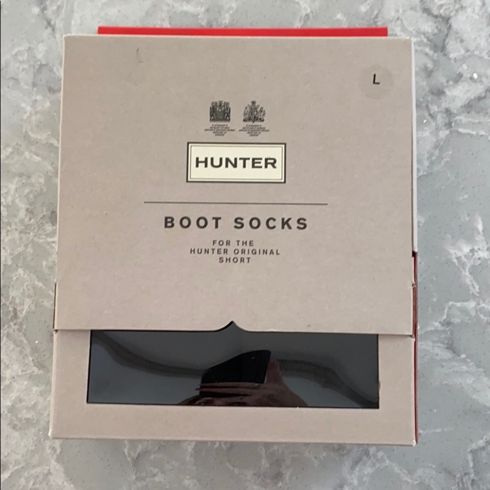 Brand New Black Hunter Boot Socks!